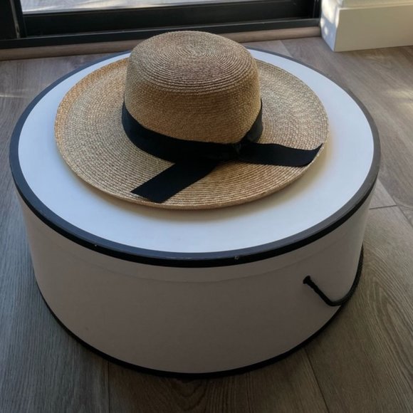Lack Of Color Accessories - LACK OF COLOR THE VIOLETTE STRAW BOATER HAT SMALL